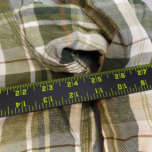 RedHead Mens Shirt XL Green Plaid Button-Up Long Sleeve 100% Cotton Casual Outdo - Picture 9 of 11